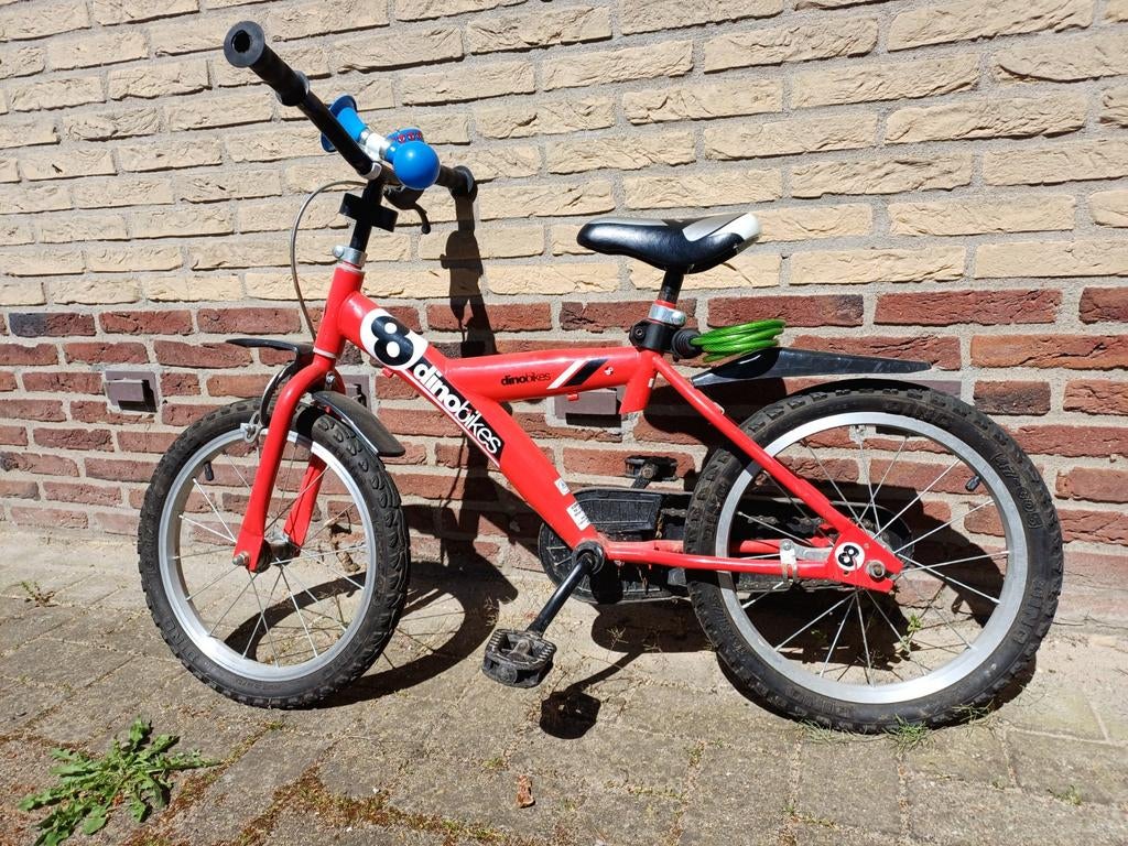 Dino Bikes kinderfiets voor 3-5 jaar, Ophalen, Terugtraprem, Gebruikt, Minder dan 16 inch