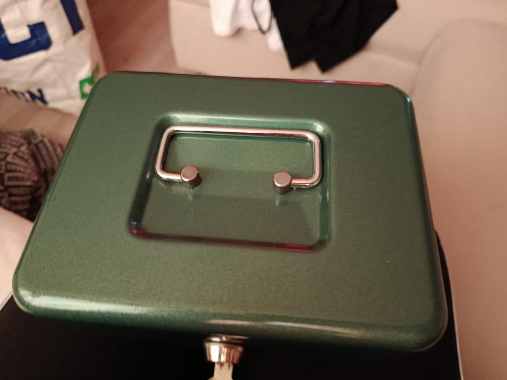 Brabantia geldkistje met sleutel, Ophalen of Verzenden