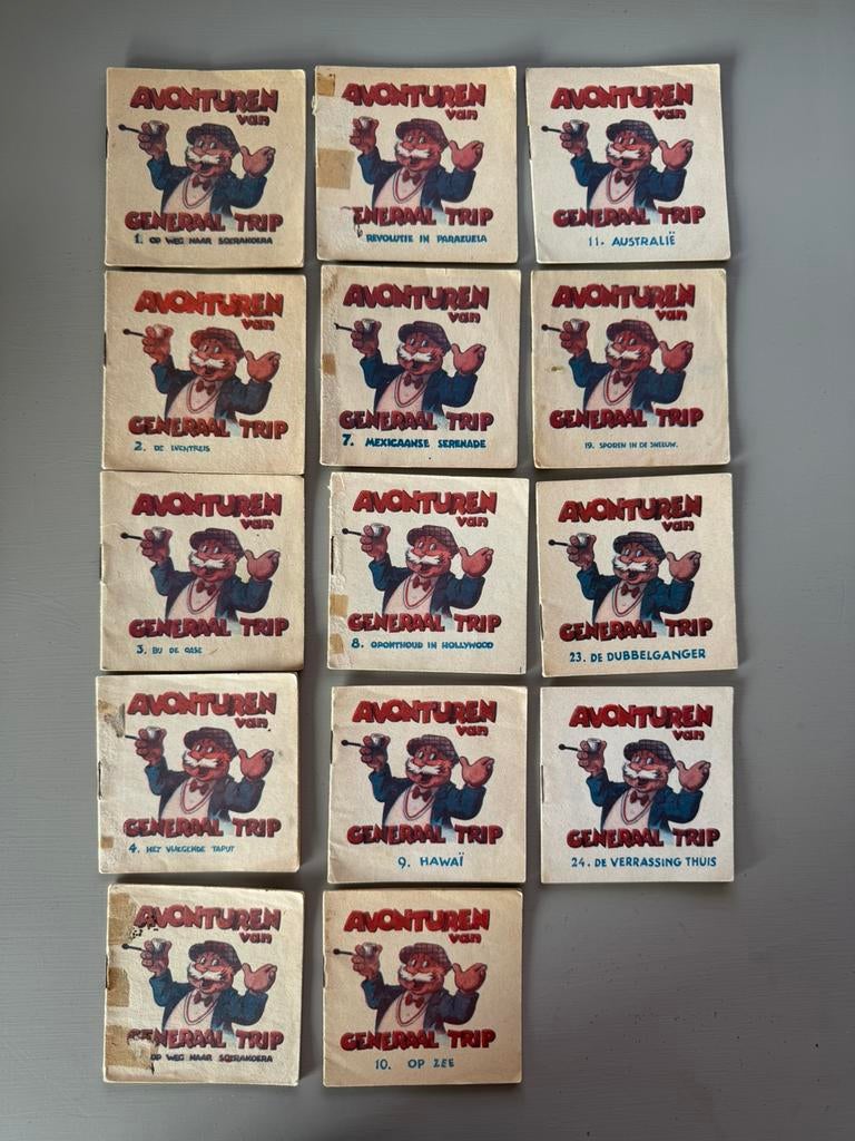 Unieke oude reclameboekjes van kapitein brul boei, Ophalen of Verzenden, Huis en Inrichting