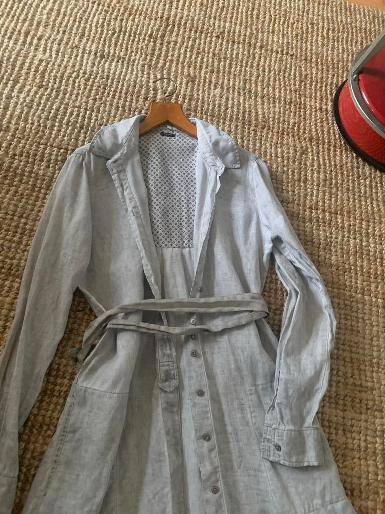 Sandwich linnen jurk, Kleding | Dames, Jurken, Maat 38/40 (M), Nieuw, Ophalen of Verzenden, Knielengte