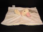 PRIMARK BABY EEND KNUFFELDOEKJE VELOURS WIT MET GELE, Ophalen of Verzenden, Nieuw, Overige typen