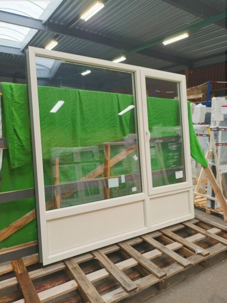 Kunststof kozijn  b239,6 x h226,7 cm -2395-, Niet ingevuld, Kunststof, Gebruikt, Niet ingevuld