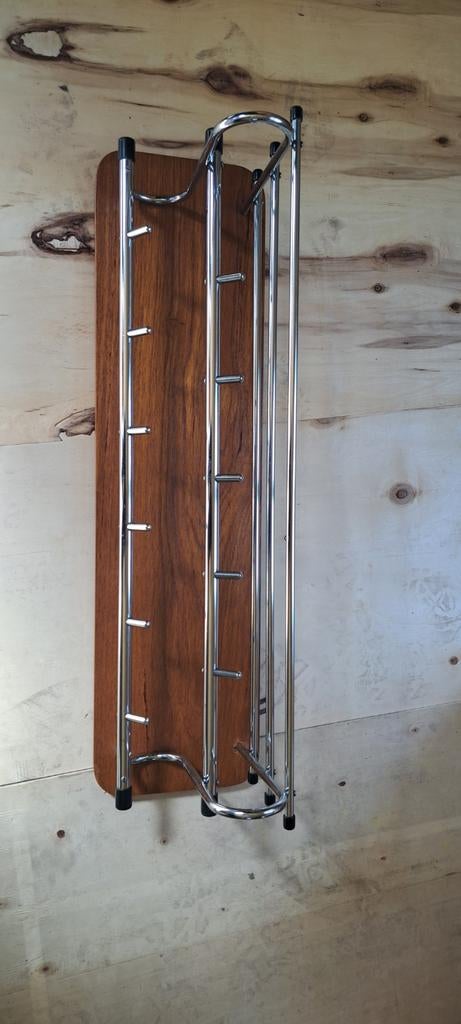 Kapstok vintage, Ophalen, Hout, Wandkapstok, Minder dan 100 cm