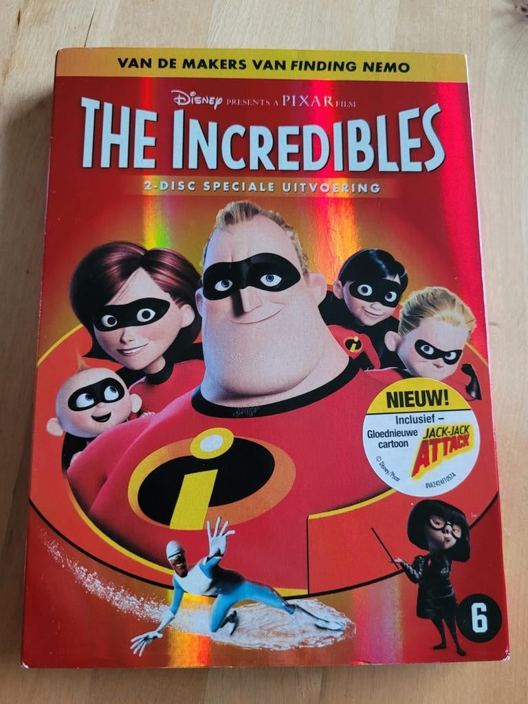 The incredibles 2-disc speciale uitvoering disney pixar, Alle leeftijden, Ophalen of Verzenden, Zo goed als nieuw, Amerikaans