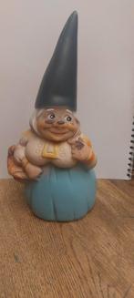 Vintage Tuinkabouter Vrouw met Mandje - Decoratie, Verzamelen, Beelden en Beeldjes, Ophalen of Verzenden