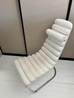 Leuke design ligstoel, Ophalen of Verzenden, Zo goed als nieuw, Wit, Eén
