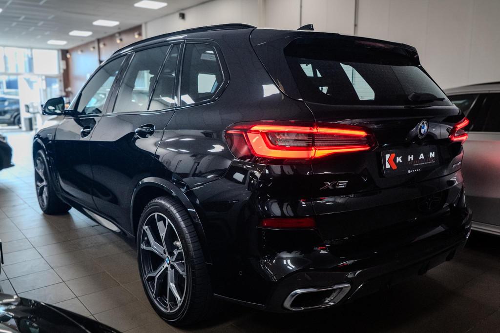 BMW X5 xDrive45e Executive M-Sport Laser|Pano|Memory|360º|L, Stof, Gebruikt, 394 pk, Zwart