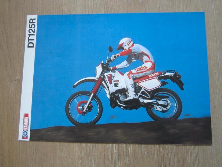 Yamaha DT 125 R brochure folder 1989, Motoren, Handleidingen en Instructieboekjes, Yamaha, Ophalen of Verzenden