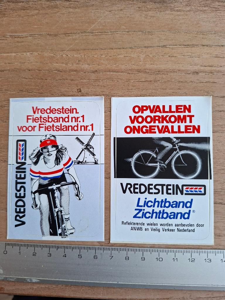 Stickers vredestein  fietsen, Verzamelen, Verzenden, Zo goed als nieuw, Bedrijf of Vereniging