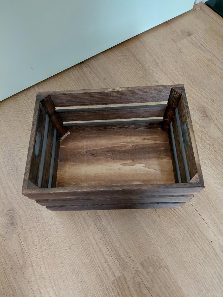 Houten kistje, Huis en Inrichting, Woonaccessoires | Kisten, Ophalen of Verzenden, Minder dan 50 cm, Minder dan 50 cm, Minder dan 50 cm
