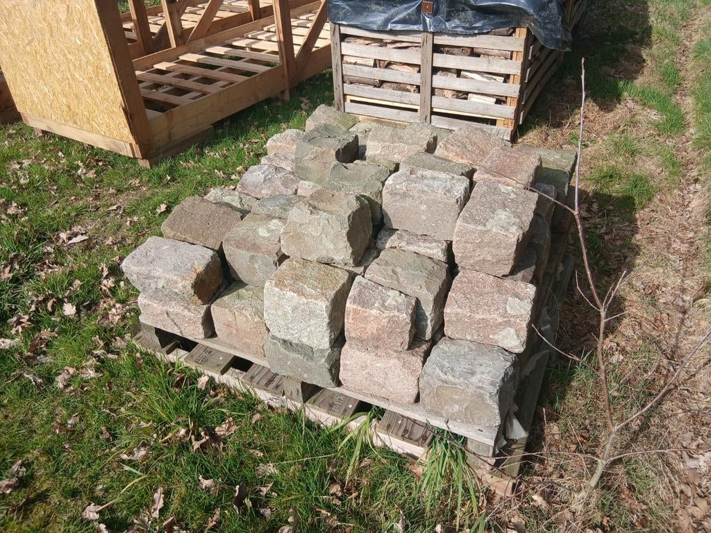 Gebruikte natuursteen klinkers, Gebruikt, Klinkers, Ophalen of Verzenden, Natuursteen