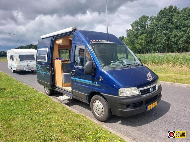 Adria Twin 2005 124.000km, Caravans en Kamperen, Campers, Bedrijf, tot en met 2, Buscamper of Camperbus, Adria, Fiat, Diesel, Handgeschakeld