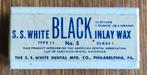 S.S. white BLACK inlay wax, Ophalen of Verzenden, Zo goed als nieuw