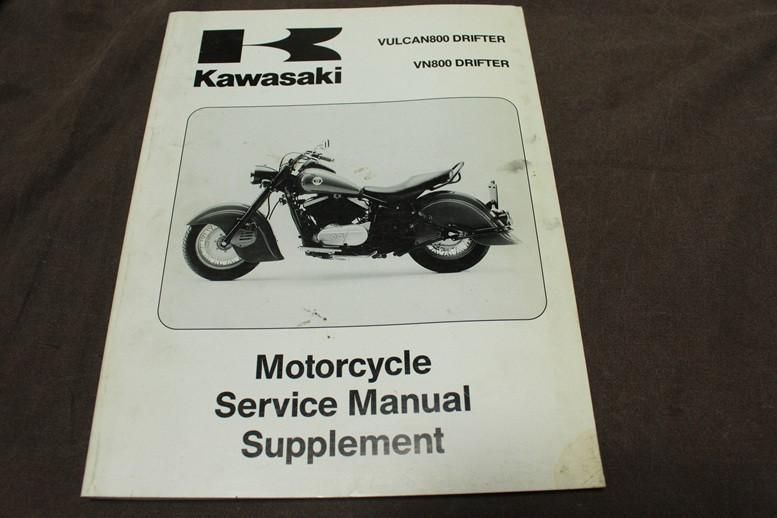 Kawasaki Vulcan 800 VN800 Drifter 1999 service manual supple, Ophalen of Verzenden, Kawasaki