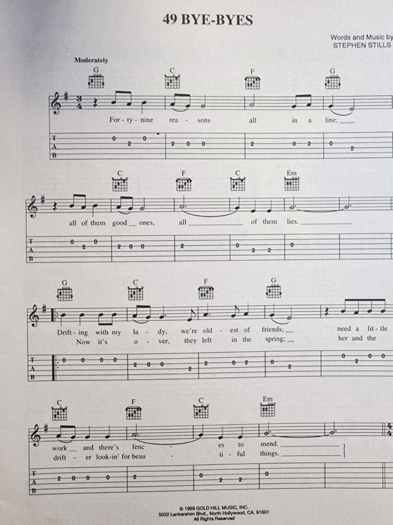 The Best Of Stephen Stills For Guitar bladmuziek, Gitaar, Ophalen of Verzenden, Zo goed als nieuw, Artiest of Componist