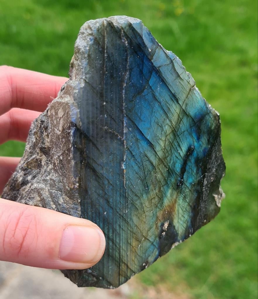 Labradoriet ruwe steen en gepolijst veel kleur, Sieraden, Tassen en Uiterlijk, Edelstenen, Ophalen of Verzenden, Nieuw