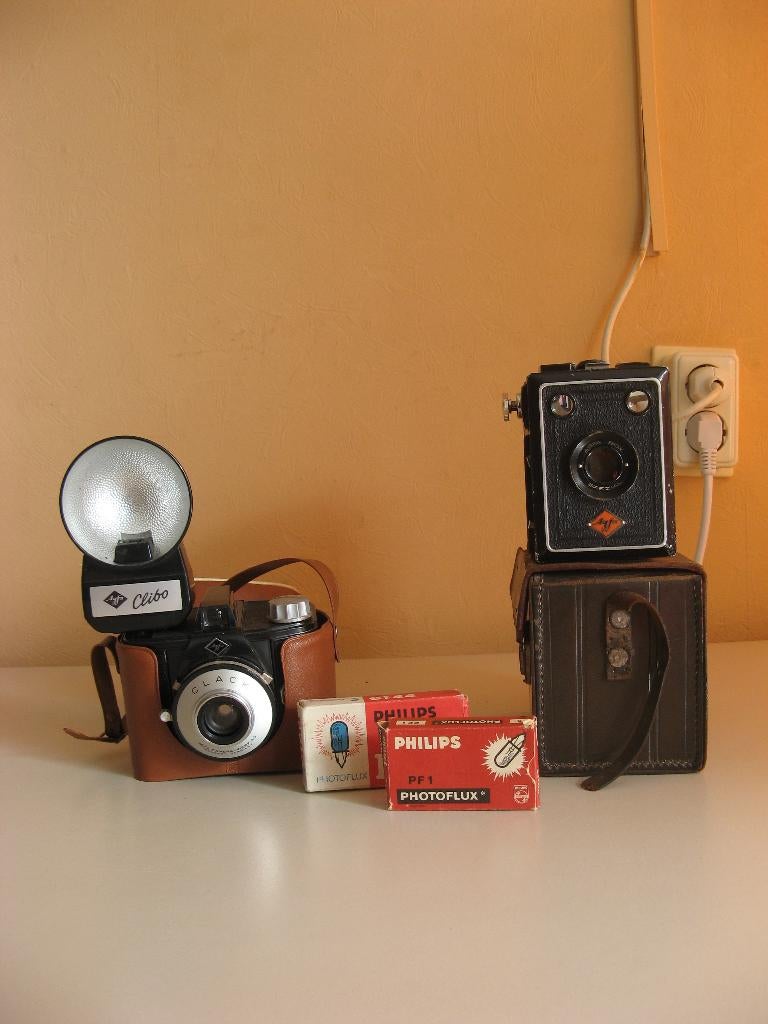 Agfa Clack en Agfa Box Spezial, Ophalen, Gebruikt, Compact, Overige Merken