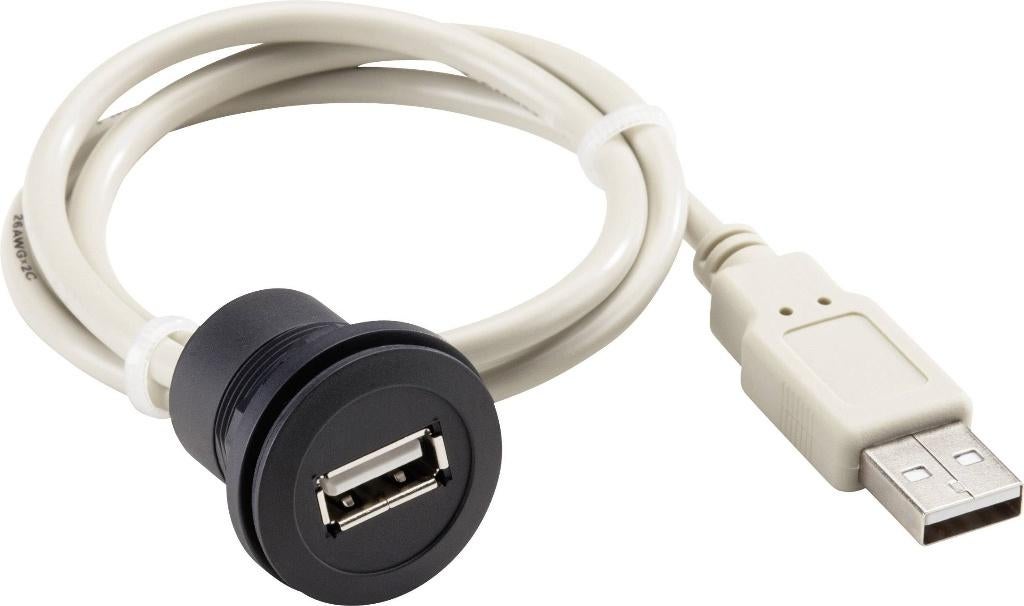 Schlegel RRJ USB SW 150CM Bus, inbouw Zwart, Ophalen of Verzenden, Nieuw