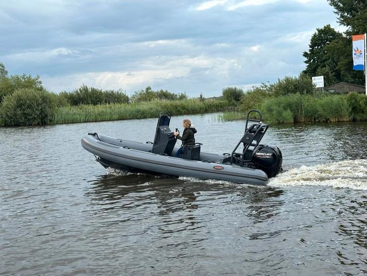Trend600 RIB met 150pk Mercury motor, Watersport en Boten, Rubberboten, Zo goed als nieuw, Overige merken, Aluminium, 120 tot 200 pk