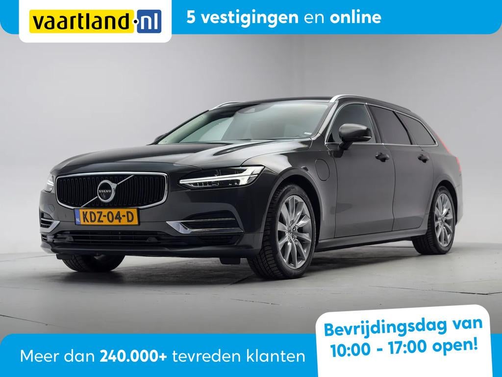 Volvo V90 2.0 T8 Twin Engine AWD Momentum Pro [ Leder Navi 3, Auto's, Volvo, Automaat, 4 cilinders, 1969 cc, Hybride Elektrisch/Benzine
