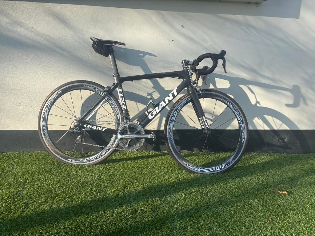 Giant TCR Advanced - maat 56 - dura ace di2 - full carbon, Ophalen, 28 inch, Gebruikt, Velgrem