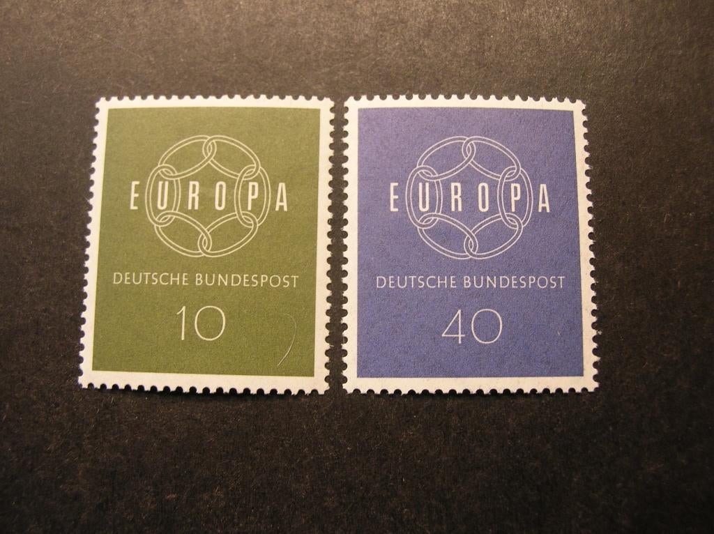 Cept/Verenigd Europa Duitsland 1959, Verzenden, Overige landen, Postfris