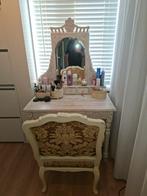 Antieke kaptafel met stoel, Ophalen, Gebruikt, 50 tot 100 cm, Minder dan 100 cm