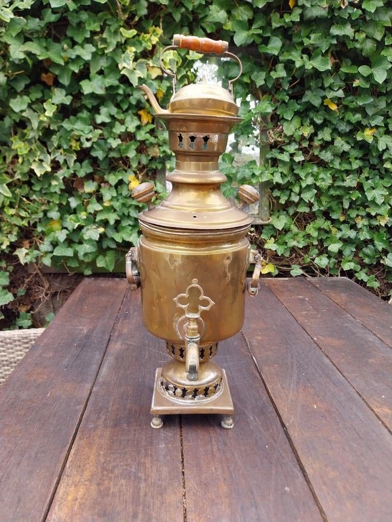 Antieke Koperen Samovar - Sovase, Antiek en Kunst, Antiek | Koper en Brons, Ophalen of Verzenden