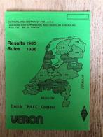 Boekje van Veron; Dutch PACC contest; 1985 en rules 1986, Ophalen, Gebruikt
