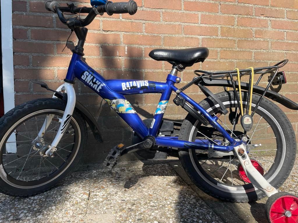 Batavus Snake Jongensfiets - Blauw, Ophalen, Gebruikt, 16 inch
