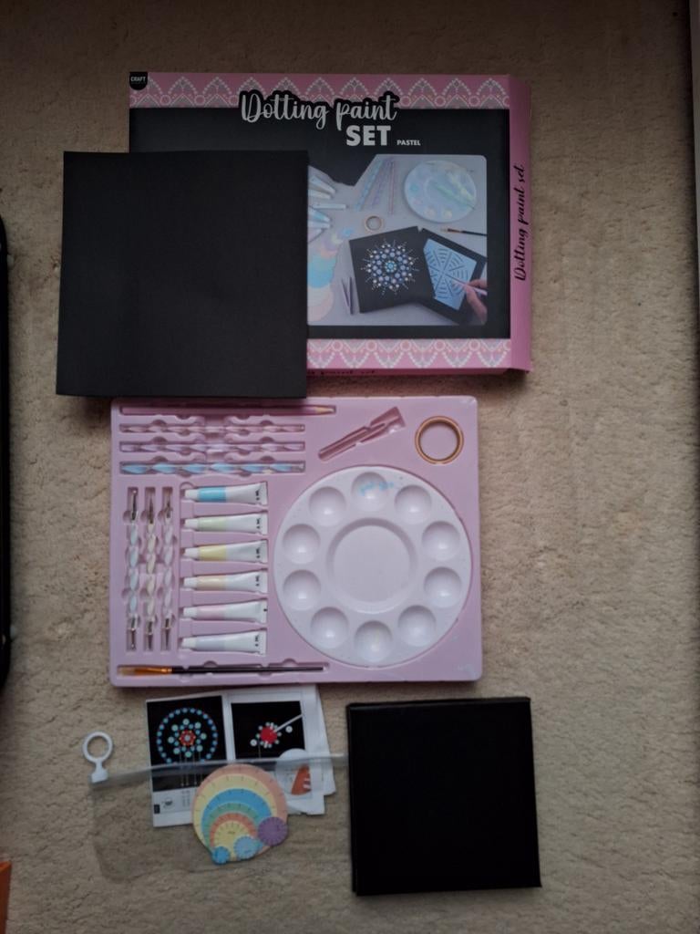 Dotting Paint Set Pastel - Zo goed als nieuw, Ophalen, Zo goed als nieuw, Acrylverf