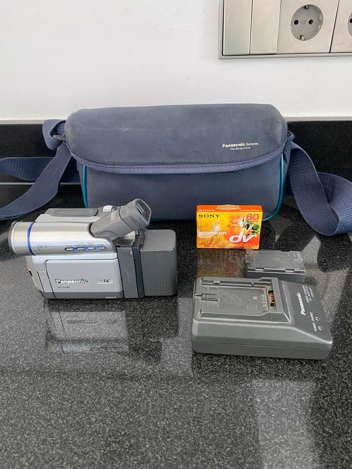 Panasonic NV-DS60 Mini DV Videocamera met accessoires, Audio, Tv en Foto, Videocamera's Digitaal, Gebruikt, Camera, Mini dv, Panasonic
