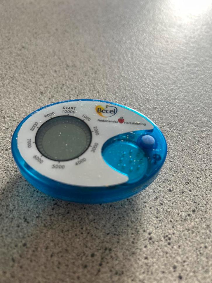 Becel Pedometer - Stappenteller, Sport en Fitness, Hartslagmeters, Zo goed als nieuw, Overige merken, Ophalen of Verzenden