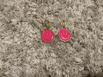 Oorbellen met roze smileys, Overige materialen, Verzenden, Roze, Hangers
