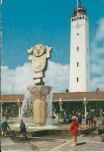 Kr144 gelopen ansichtkaart noordwijk aan zee vuurtorenplein, Verzamelen, Ophalen of Verzenden, 1980 tot heden, Gelopen