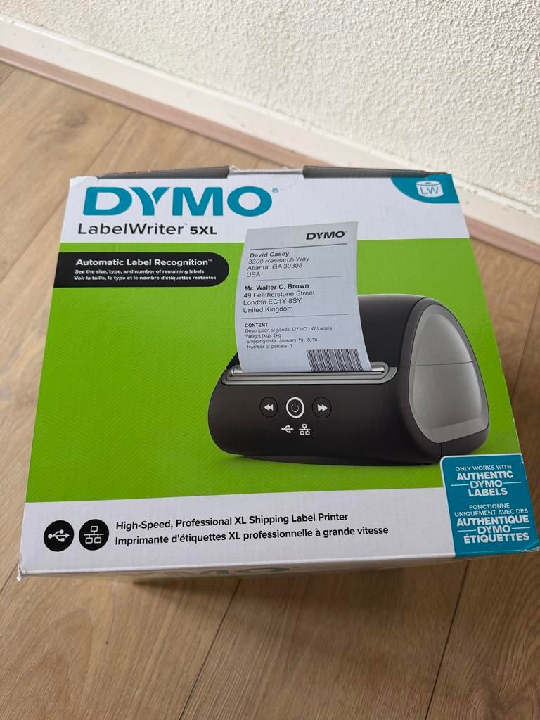 DYMO LabelWriter 5XL labelprinter, Computers en Software, Labelprinters, Gebruikt, Etiket, Ophalen of Verzenden