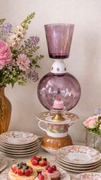 Vintage Kandelaar met Miniatuur, Overige materialen, Overige kleuren, 25 tot 50 cm, Ophalen of Verzenden