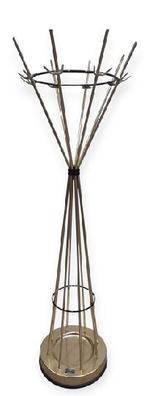 Italiaanse design roterende kapstok in messing, Huis en Inrichting, Woonaccessoires | Kapstokken, Gebruikt, Minder dan 100 cm