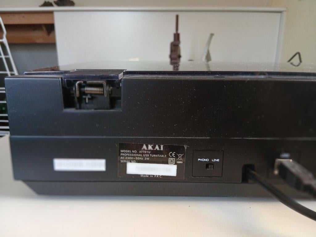 Akai ATT01U platenspeler, Audio, Tv en Foto, Platenspelers, Ophalen