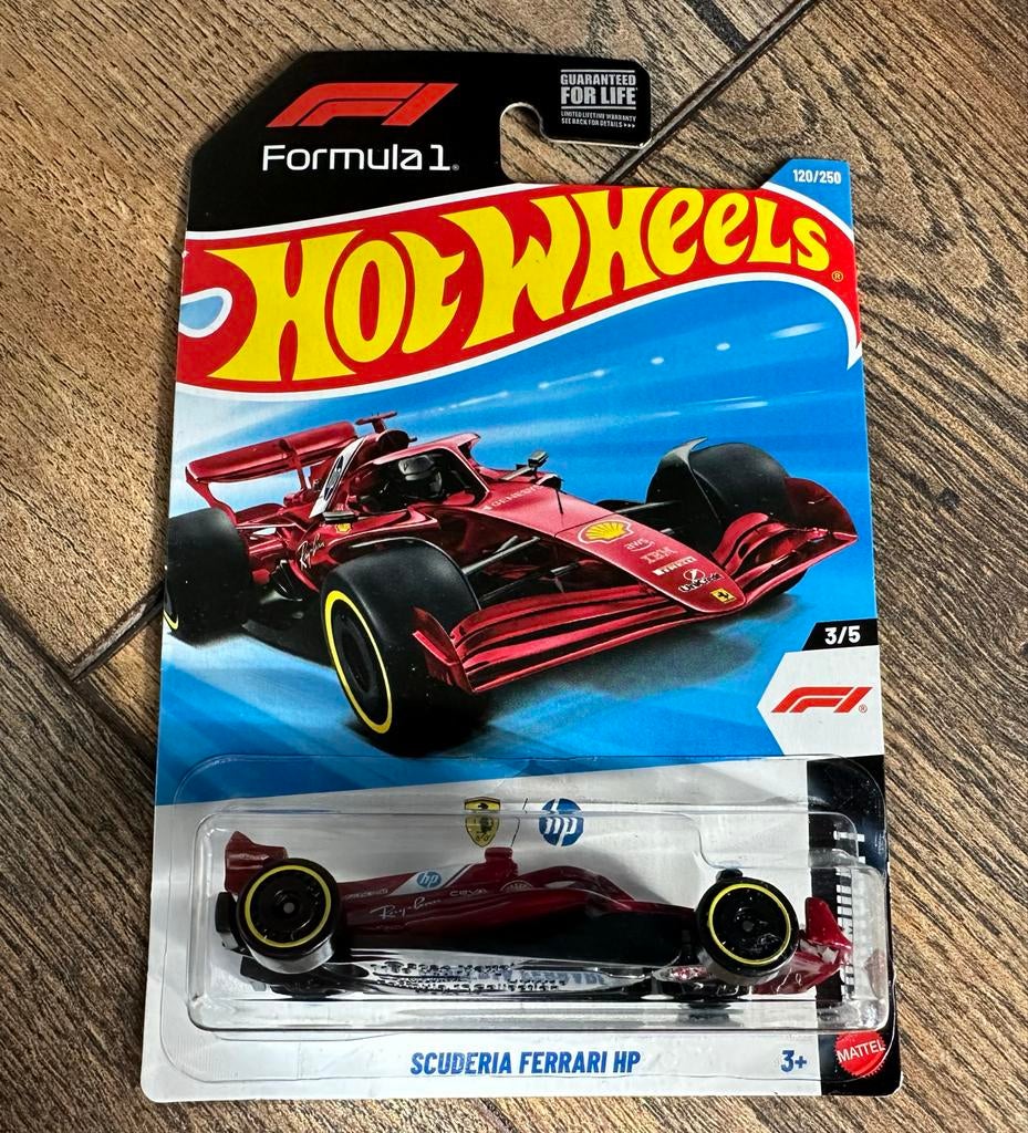 Hotwheels Ferrari F1 Mainline Longcard, Ophalen of Verzenden, Nieuw, Auto