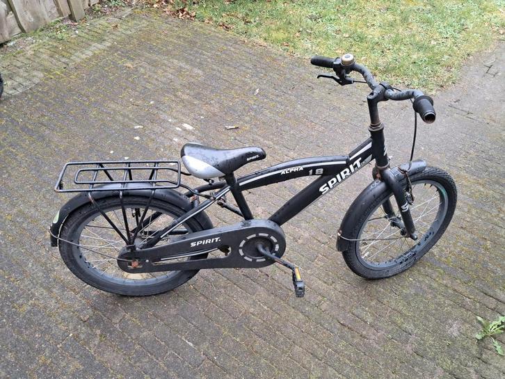 Spirit Alpha 16 inch kinderfiets, Fietsen en Brommers, Fietsen | Jongens, Gebruikt, 16 inch, Handrem, Versnellingen, Ophalen