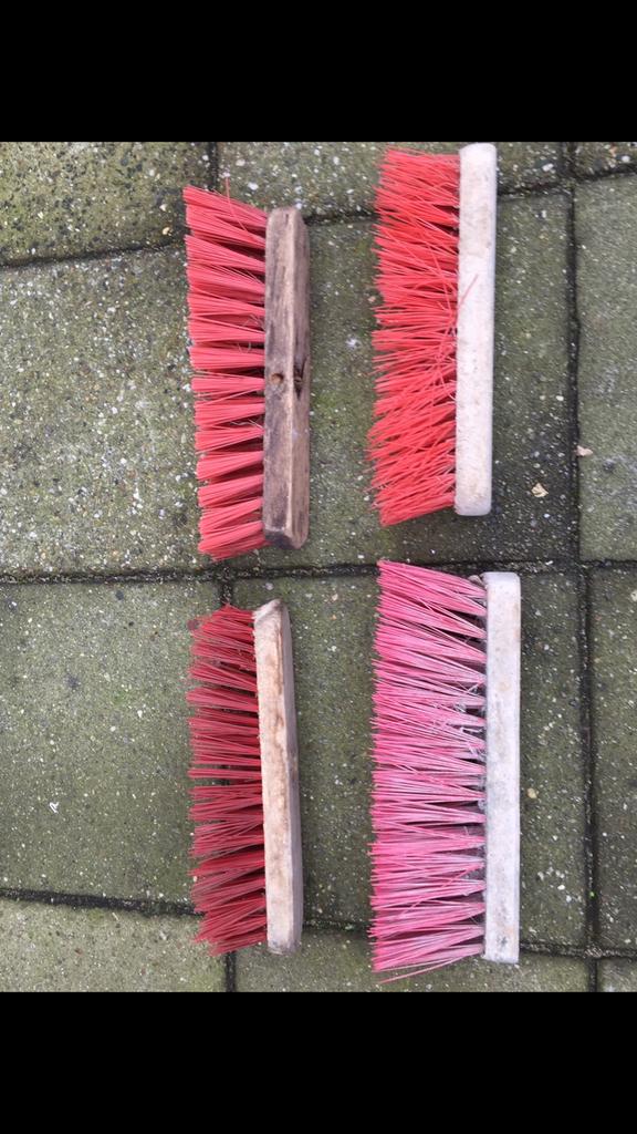 Bezem zonder steel,(4 stuks), Ophalen of Verzenden