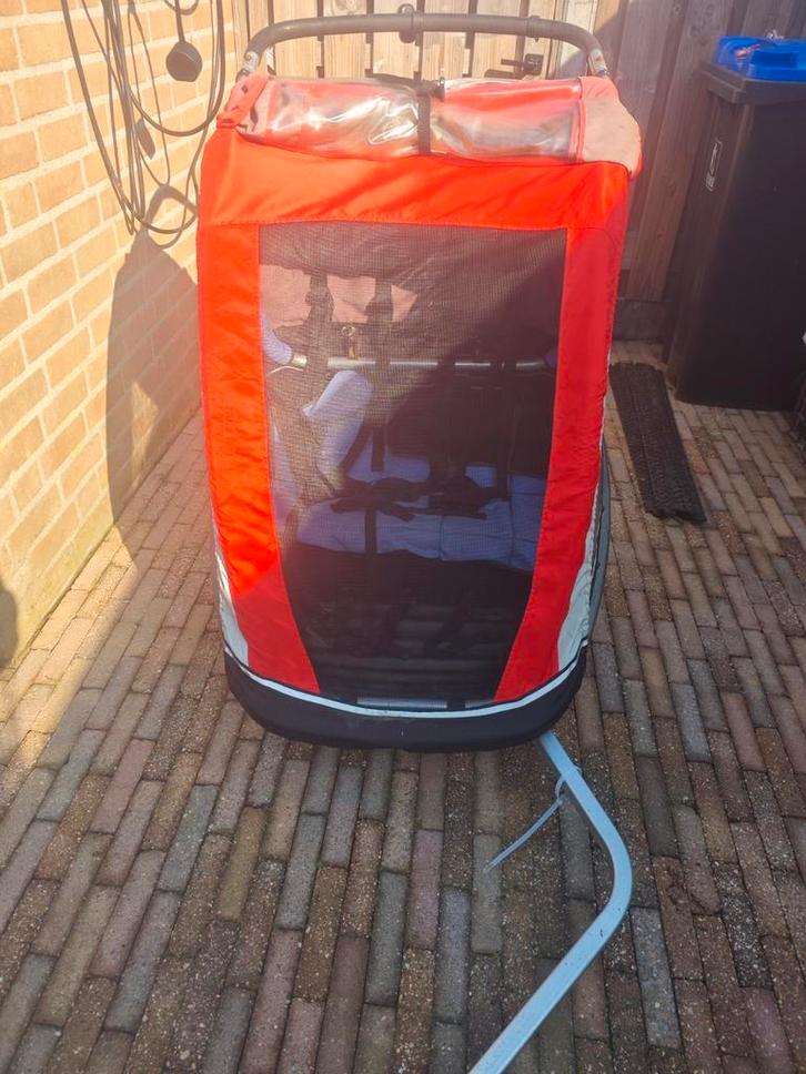 Fietskar, kid Car Twister XL Kinderkar/Buggy met Baby Schaal, Fietsen en Brommers, Fietsaccessoires | Aanhangers en Karren, Gebruikt