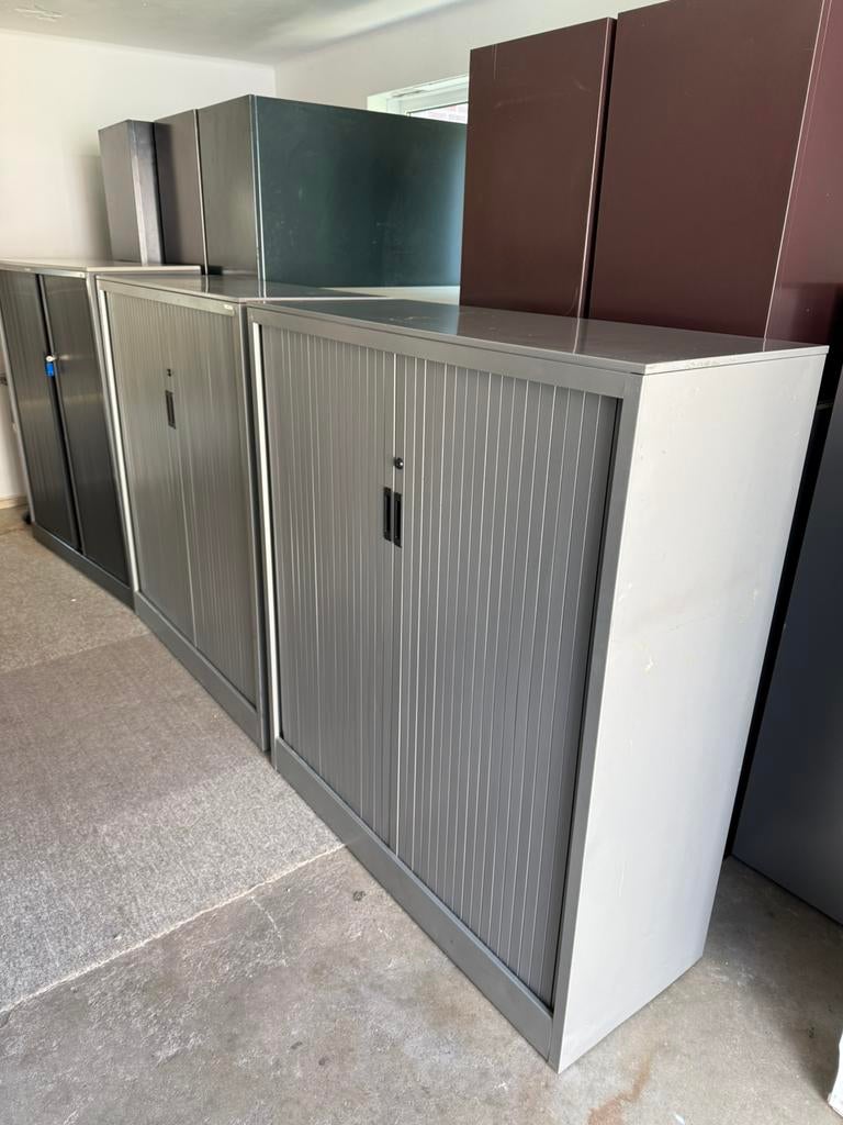 Aspa Roldeurkasten/ archiefkasten, Huis en Inrichting, Kasten | Roldeurkasten en Archiefkasten, Ophalen, 100 tot 150 cm, Zo goed als nieuw