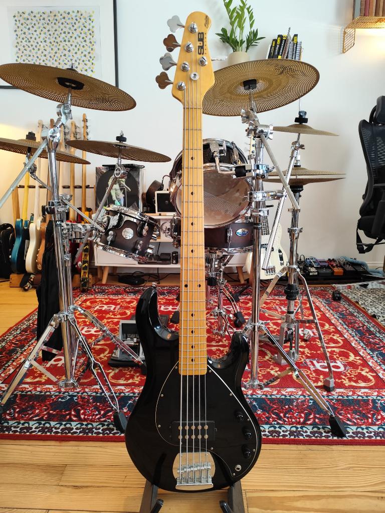 Sterling by Music Man SUB Ray 5 + gig bag, Muziek en Instrumenten, Snaarinstrumenten | Gitaren | Bas, Ophalen of Verzenden, Gebruikt