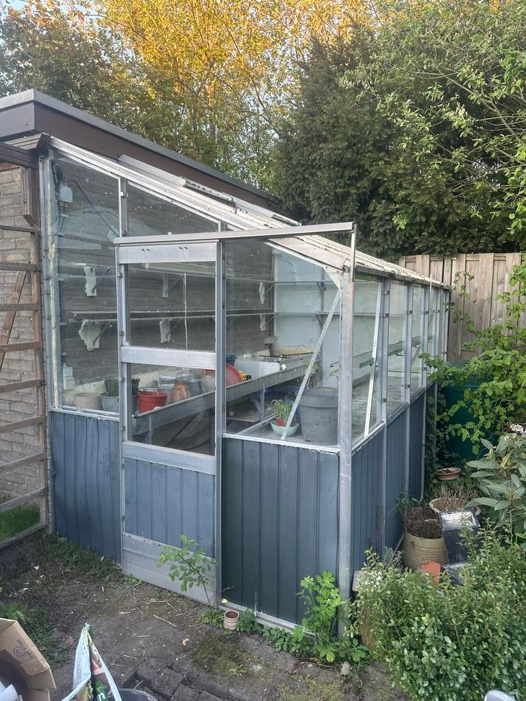 Mooie tuinkas in goede staat, Ophalen, Kweekkas, Zo goed als nieuw, Glas