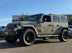 Jeep Wrangler Unlimited Rubicon Brut wielen grijs kenteken E, Auto's, Bestelauto's, Euro 6, 4 cilinders, Bruin, Leder