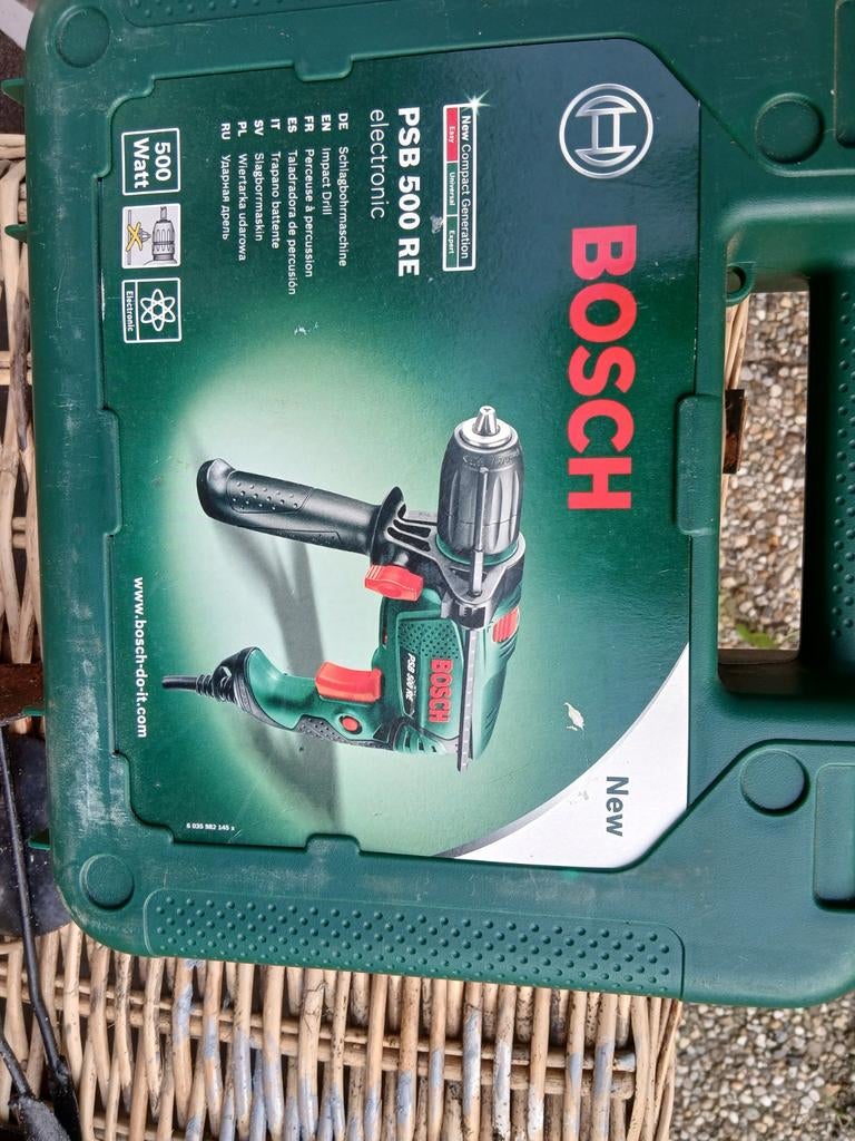 Bosch boormachine, Doe-het-zelf en Verbouw, Gereedschap | Boormachines, Ophalen of Verzenden, Zo goed als nieuw