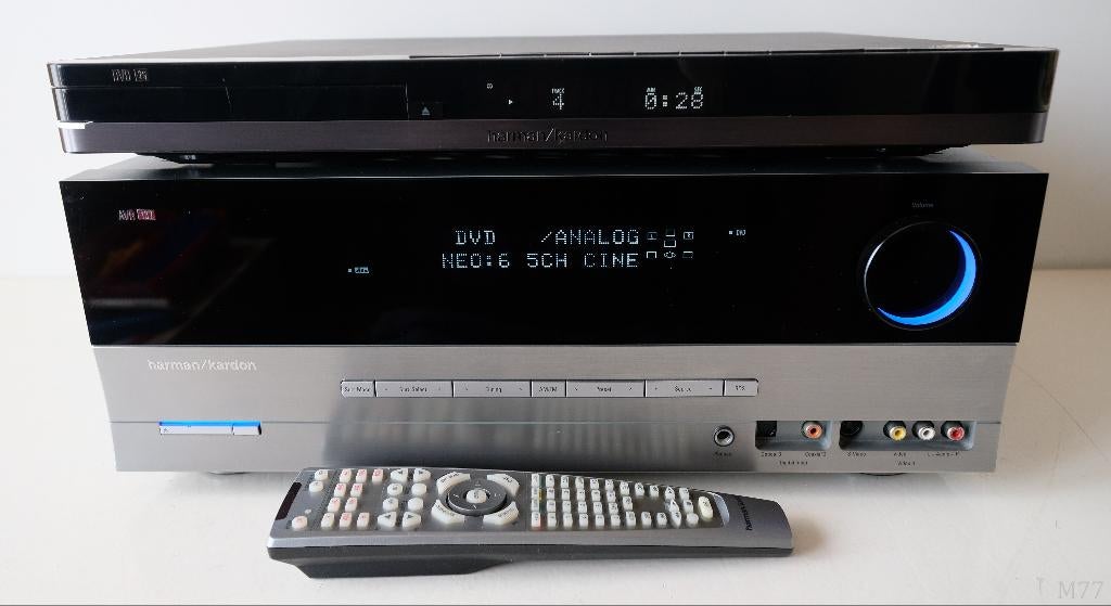 Set Harman Kardon AVR137 & DVD29 DVD-speler, Audio, Tv en Foto, Dvd-spelers, Ophalen of Verzenden, Gebruikt, Dvd-speler, Overige merken