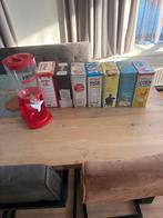 Vintage Kellogg's dispenser en blikken, Ophalen of Verzenden, Gebruikt, Verpakking